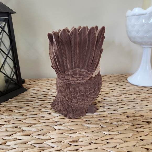 New Bath & Body Works Owl 3 Wick Candle Holder Decor Gift HTF - Picture 6 of 7